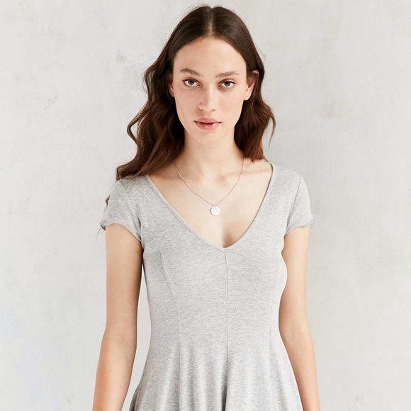 Urban Outfitters Dresses & Skirts - UO Kimchi Blue Gray Flowy  Flirty Dress